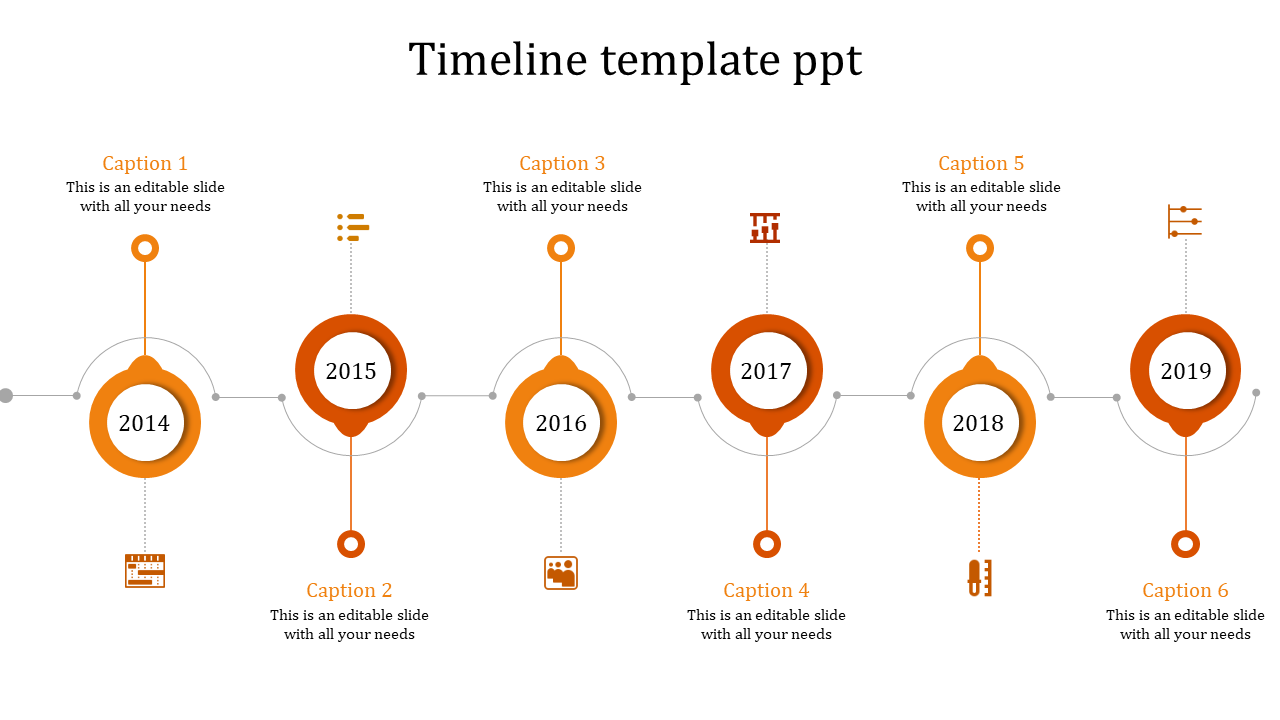 timeline template ppt-timeline template ppt-orange